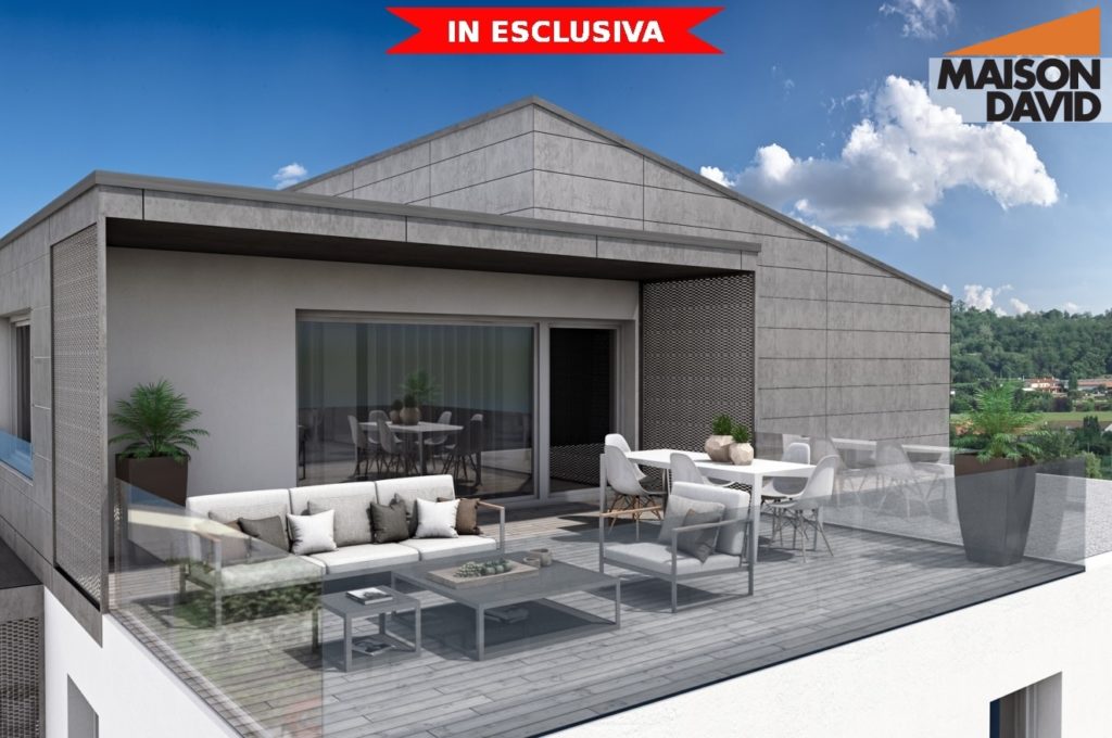 attico con terrazzo abitabile