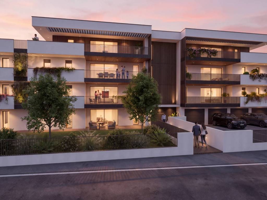 Residenze Sunrise — facciata e terrazze (render)