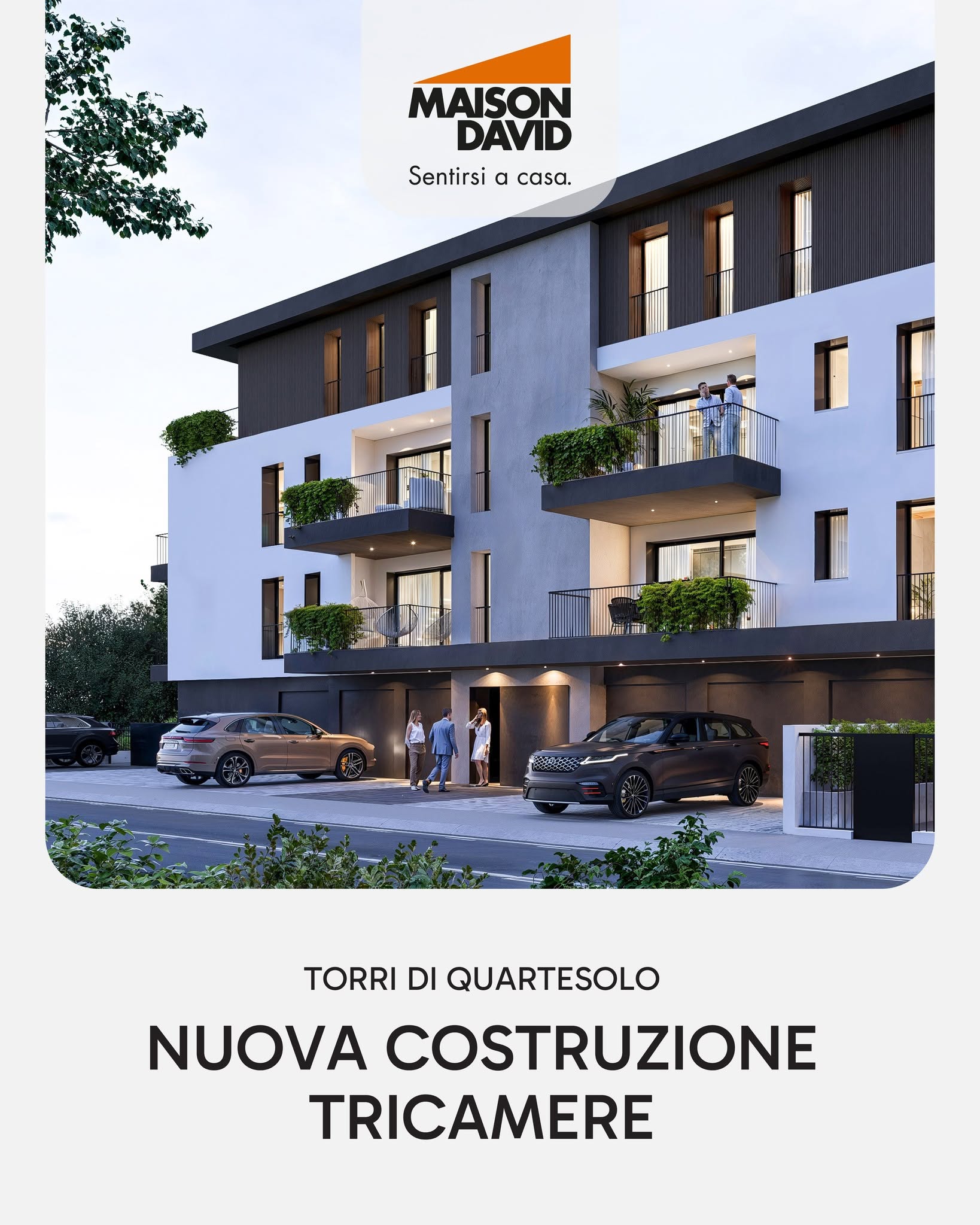 Render di M11 Homes a Torri di Quartesolo, dalla fotografia scelta su Instagram